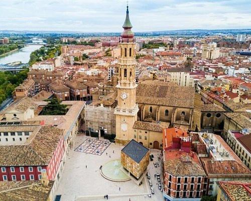 Piso Para 4 Con 2 Parking En Casco Historico De Zaragoza 2 Noches Minimo Esterno foto